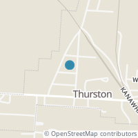 Map location of 2100 2Nd St, Thurston OH 43157
