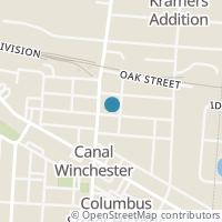 Map location of 18 E Mound St, Canal Winchester OH 43110