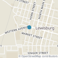 Map location of 227 W Dayton St, Lewisburg OH 45338