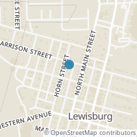 Map location of 316 Horn St, Lewisburg OH 45338