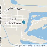 Map location of 5850 4Th St, East Fultonham OH 43735