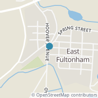 Map location of 5730 Hoover Ave, East Fultonham OH 43735