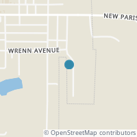 Map location of 404 Lincoln St, New Paris OH 45347