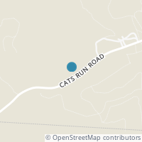 Map location of 51357 Cats Run Rd, Powhatan Point OH 43942