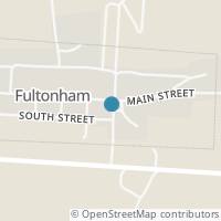 Map location of 7690 Old Town Rd, Fultonham OH 43738