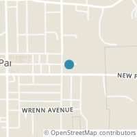 Map location of E Cherry St, New Paris OH 45347