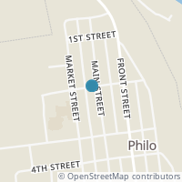 Map location of 201 Main St, Philo OH 43771