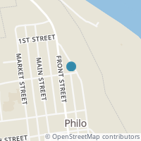 Map location of 207 2Nd St, Philo OH 43771