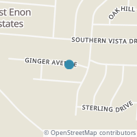 Map location of 6793 Ginger Ave, Enon OH 45323