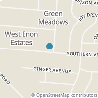 Map location of 6880 Southern Vista Dr, Enon OH 45323
