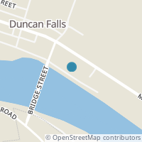 Map location of 161 Water St, Duncan Falls OH 43734