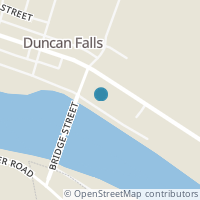 Map location of 189 Water St, Duncan Falls OH 43734