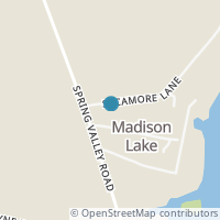 Map location of 3625 Sycamore Ln, London OH 43140