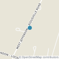 Map location of 4625 W Jefferson Kiousville Rd, London OH 43140