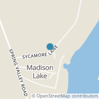 Map location of 3698 Sycamore Ln, London OH 43140