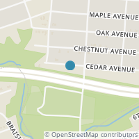 Map location of 1616 Cedar Ave, Haddon Heights NJ 8035