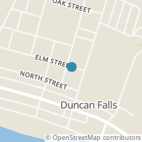 Map location of 264 Elm St, Duncan Falls OH 43734