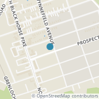 Map location of 2007 Prospect Ridge Blvd, Haddon Heights NJ 8035