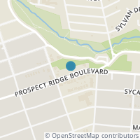 Map location of 1733 Prospect Ridge Blvd, Haddon Heights NJ 8035