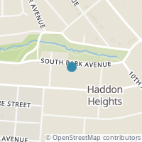 Map location of 1116 S Park Ave, Haddon Heights NJ 8035
