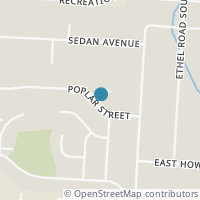 Map location of 2174 Poplar St, Obetz OH 43207