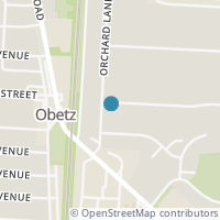 Map location of 1917 Poplar St, Obetz OH 43207
