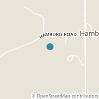 Map location of 3468 Hamburg Rd, Eldorado OH 45321