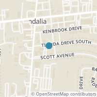 Map location of 36 Tionda Dr S, Vandalia OH 45377