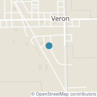 Map location of 125 Sandhurst St, Verona OH 45378