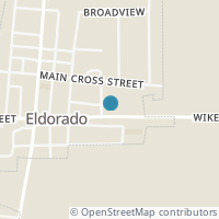 Map location of 211 Mill St, Eldorado OH 45321