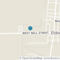 Map location of 270 W Mill St, Eldorado OH 45321