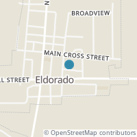 Map location of 130 Monroe St, Eldorado OH 45321
