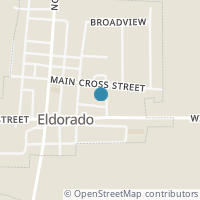 Map location of 130 High St, Eldorado OH 45321