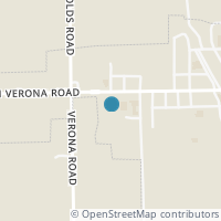 Map location of 238 W Main St, Verona OH 45378