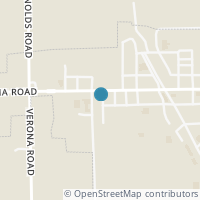 Map location of 200 W Main St, Verona OH 45378