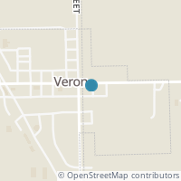 Map location of 312 E Main St, Verona OH 45378