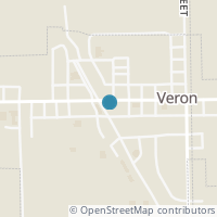 Map location of 110 E Main St, Verona OH 45378