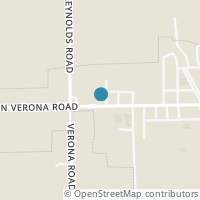 Map location of 239 W Main St, Verona OH 45378