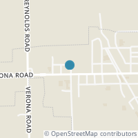 Map location of 211 W Main St, Verona OH 45378