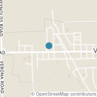 Map location of 135 W Main St, Verona OH 45378