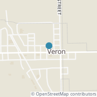 Map location of 217 E Main St, Verona OH 45378
