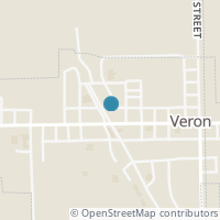 Map location of 110 N Commerce St, Verona OH 45378