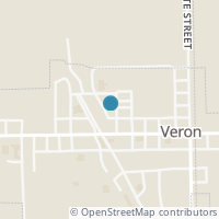 Map location of 127 Mill St, Verona OH 45378