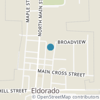 Map location of 315 Monroe St, Eldorado OH 45321