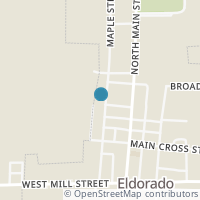 Map location of 301 Maple St, Eldorado OH 45321