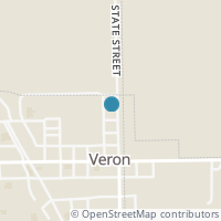 Map location of 147 N State St, Verona OH 45378