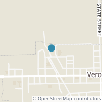 Map location of 158 Mill St, Verona OH 45378