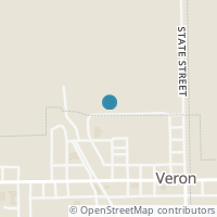 Map location of 125 Parklane Dr, Verona OH 45378
