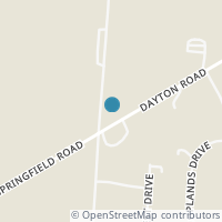 Map location of 3488 Dayton Rd, Springfield OH 45506