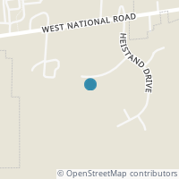 Map location of 6949 Chapman Ct, Donnelsville OH 45319